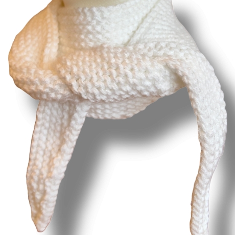 Weißer Schal „Nivora“ Sophia Scarf Art 60% Seide
