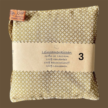 Handgemachtes Leinsamenkissen – Wärmekissen aus dem Allgäu 