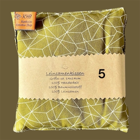 Handgemachtes Leinsamenkissen – Wärmekissen aus dem Allgäu 