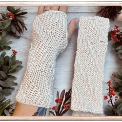 Kuschelige Armstulpen Unikat – Edle Handarbeit aus dem Allgäu