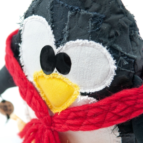 UPCYCLING Türstopper Pinguin