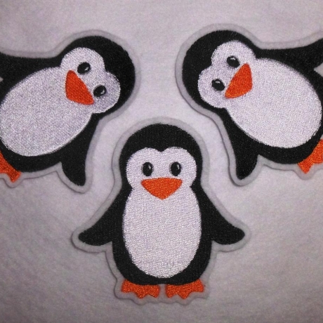 Aufnäher/Applikation - kleiner Pinguin