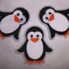 Aufnäher/Applikation - kleiner Pinguin