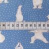 Druckstoff Polar Friends Yoga Bären blau