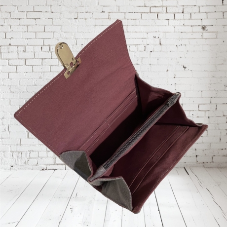 Portemonnaie Naturally L grau ‍Geldbörse Brieftasche