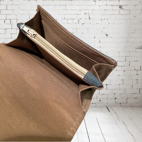 Portemonnaie Naturally M petrol ‍Geldbörse Brieftasche