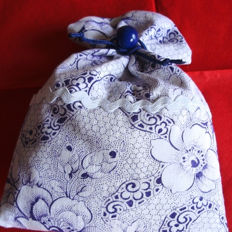 Lavendelsäckchen♥Bauernstoff♥blaue Blumen♥von Hobbyhaus