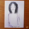 Postkarte Sich selbst in den Arm zu nehmen ...