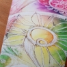 Postkarte Sonnenblume