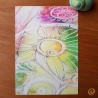 Postkarte Sonnenblume