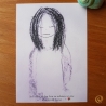 Postkarte Sich selbst in den Arm zu nehmen ...