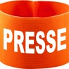 gummielastische Armbinde 10 cm bedruckt mit PRESSE