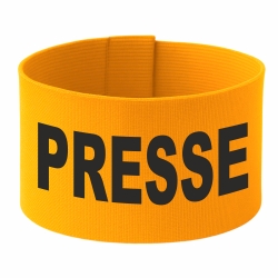 Klett-Armbinde 10 cm Höhe bedruckt mit PRESSE