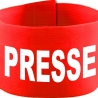 Klett-Armbinde 10 cm Höhe bedruckt mit PRESSE