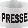 Klett-Armbinde 10 cm Höhe bedruckt mit PRESSE