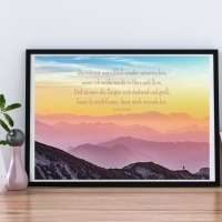 Poster A4 – Gottes wundervolle Schöpfung und christliche Poesie