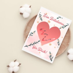 Rubbelkarte mit versteckten Bibelvers –nachhaltig gedruckt