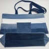 Shopper aus Upcycling-Jeans | Schultertasche |  Einkaufstasche