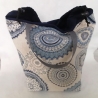 Große Projekttasche Stofftasche Henkeltasche Organizer Utensilo