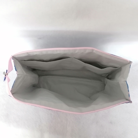 Geräumige Projekttasche Stofftasche Organizer Utensilo wattiert