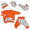 Pullover Sweater Hallowen Spinne & Fledermaus 