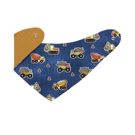 3-tlg Baby Pumphosen-Mütze-Tuch Set Erstlingsoutfit Baustelle