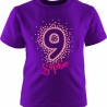 Kinder Kurzarm T-Shirt PUNKTE ZAHL personalisiert mit Name + Zahl