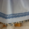 Puppenkleid mit Schürze für Puppengröße 37 - 40 cm
