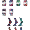 Pro Lana Fjord Socks Puzzle, 4-fädige Sockenwolle, Farbe 84
