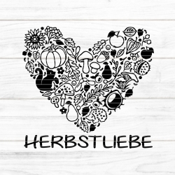 Herbstherz Plotterdatei SVG DXF FCM