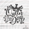 Queen of the Day Plotterdatei SVG DXF 