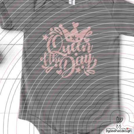 Queen of the Day Plotterdatei SVG DXF 