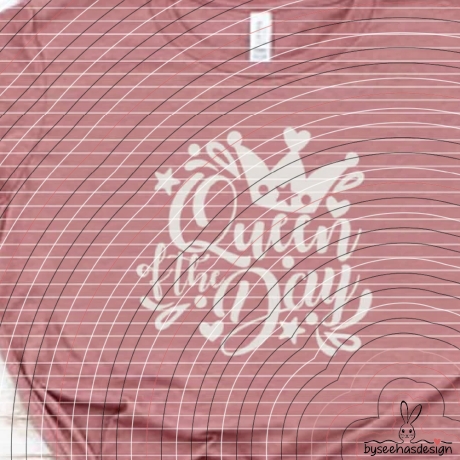 Queen of the Day Plotterdatei SVG DXF 