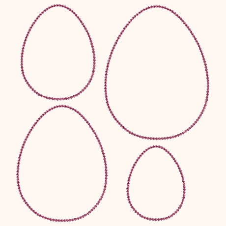 Quickie Ei Stickdatei Doodle Appli Deko stickdirwas