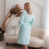 Eleganter Waffelbademantel für Damen und Herren mit modernem Stil