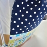 Rucksackbeutel/Stoffbeutel Yuna Punkte blau