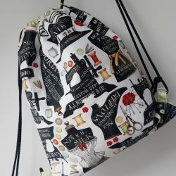 Rucksackbeutel/Stoffbeutel Yuna she sews