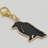 Krähe Clip Anhänger Bettelarmband Halloween Charm