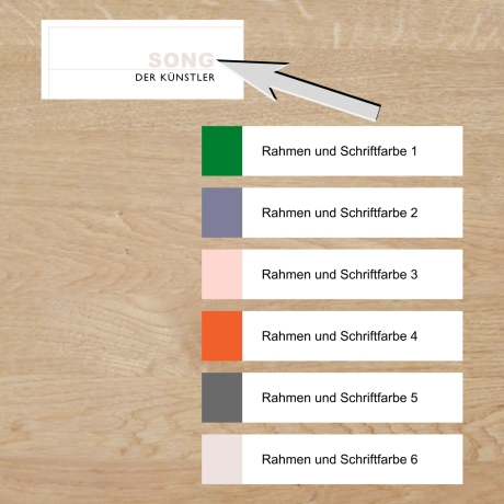 Digitales Schallplatten Poster personalisiert | Download | A4 A3