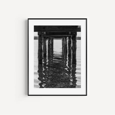 Fotografie Steg minimalistisch - FineArt Druck