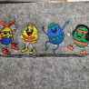 da tanzen die Ostereier - 17.57 x 6,86 cm