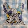 Französische Bulldogge - 12.67 x 13.20 cm