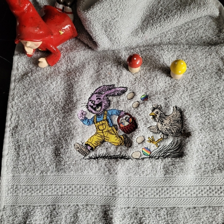 wer ist wohl schneller? - Größe 15.28 x 10,38 cm