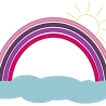 Regenbogen/ Regenbogenschlüsselanhänger