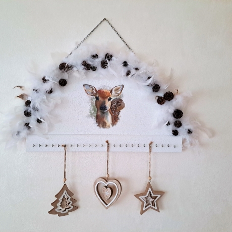 Adventskalender zum Befüllen Garderobe Garderobenhaken