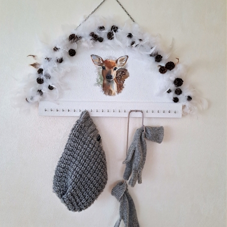 Adventskalender zum Befüllen Garderobe Garderobenhaken