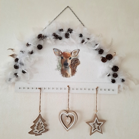Adventskalender zum Befüllen Garderobe Garderobenhaken