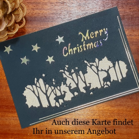 Weihnachtskarte frohe Weihnachten Festtag-Karte Merry Christmas
