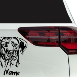 Aufkleber Hund Rhodesian Ridgeback
