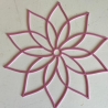Dekorative Blume „Blütenzauber, Spitze/Runde Blütenform